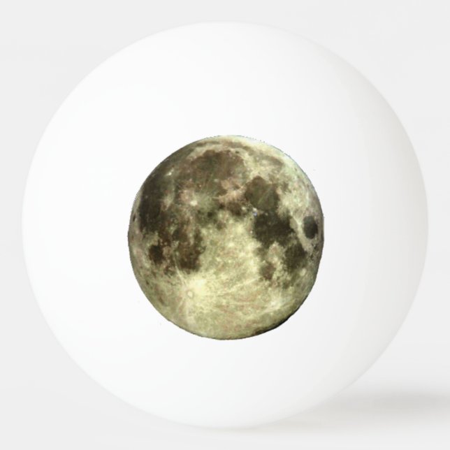 Full Moon Ping Pong Ball (Front)