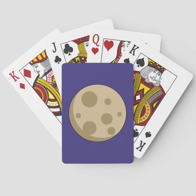 Full Moon Playing Cards (Back)