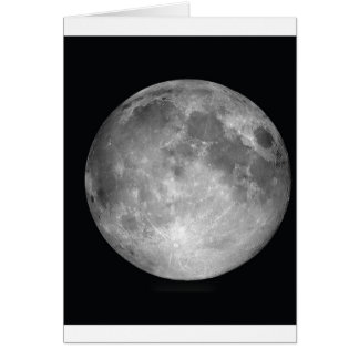 Full Moon Portrait Card