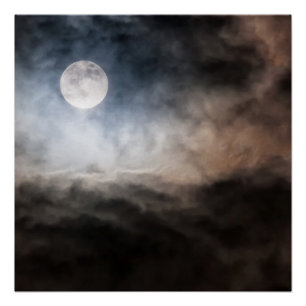 Full moon poster