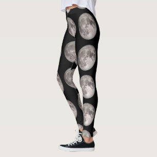 Full moon print leggings
