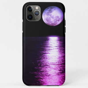 Full moon reflection purple Case-Mate iPhone case