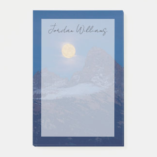 Full Moon Rising | Grand Teton Driggs, Idaho Post-it Notes