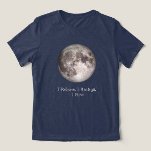 Full Moon Ritual I Release I Realign I Rise Tri-Blend Shirt