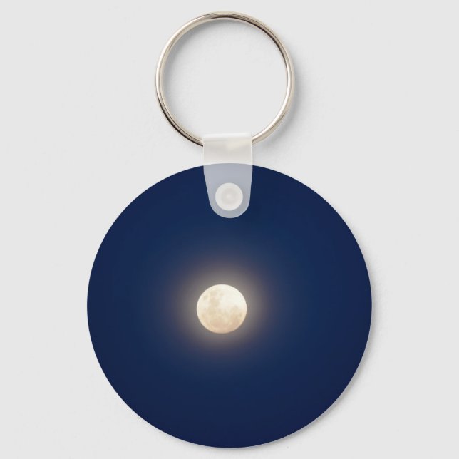 FULL MOON RURAL QUEENSLAND AUSTRALIA KEY RING (Front)