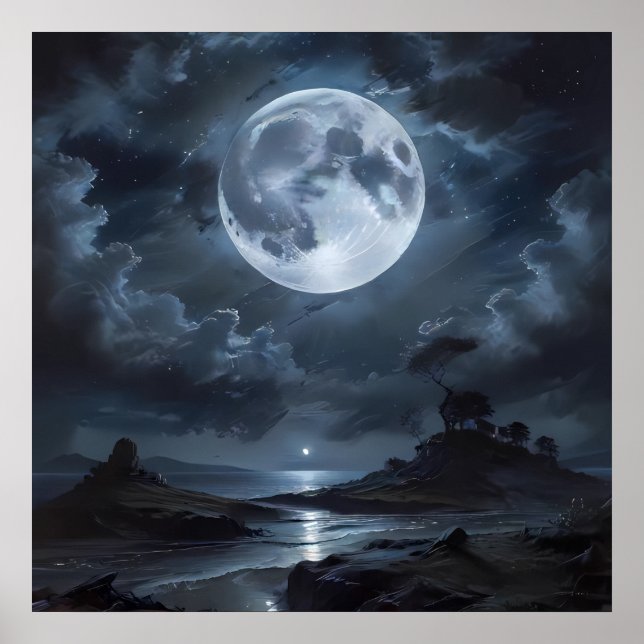 Full Moon Serenity Poster (Front)