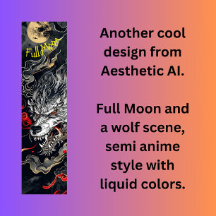 Full Moon  Skateboard