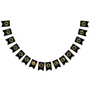 Full Moon, Spooky Halloween Bunting