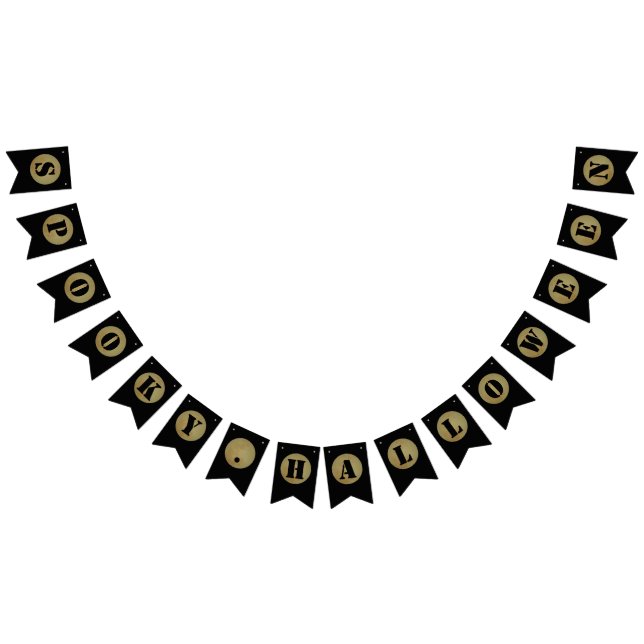 Full Moon, Spooky Halloween Bunting (All)