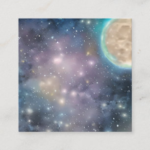 Full Moon Square Business Card