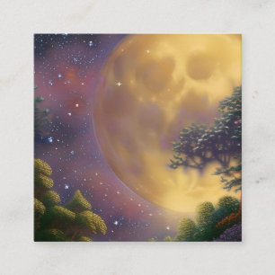 Full Moon Square Business Card