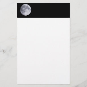Full moon stationery