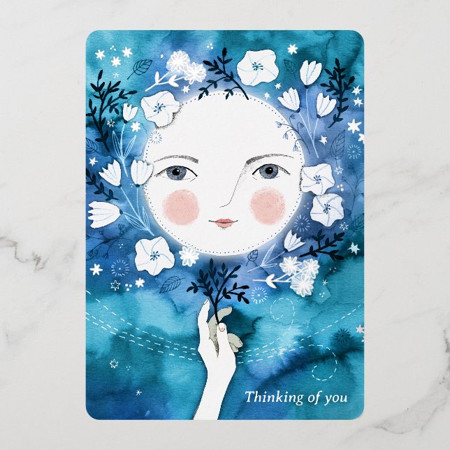 Full Moon Thinking of You Silver (Front)
