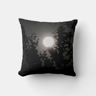 Full Moon Throw Pillows