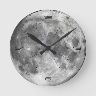 Full Moon Wall Clock