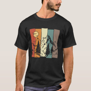 Full Moon Wildlife Forest Nature Trees Outdoors Mo T-Shirt