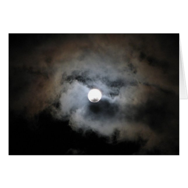 Full moon with clouds (Front Horizontal)
