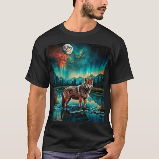 Full Moon Wolf T-Shirt (Front)