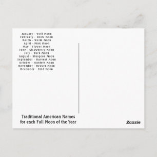Full Moons Postcard