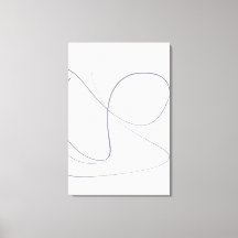 Full Motion, Minimalist Abstract Line Art Canva