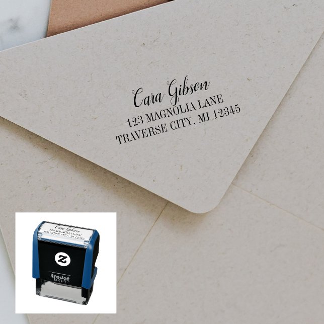 Full Name Return Address Self-inking Stamp (Creator Uploaded)
