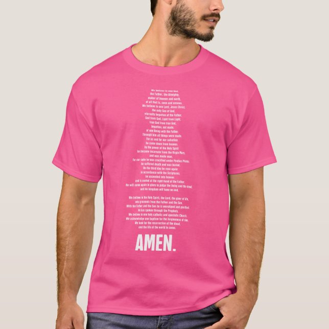 Full Nicene Creed T-Shirt (Front)