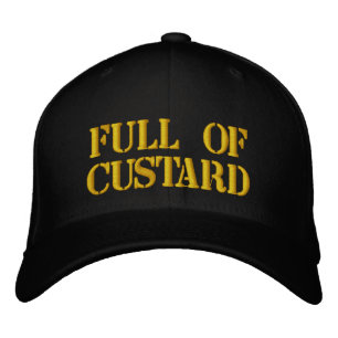 Full of Custard Embroidered Hat