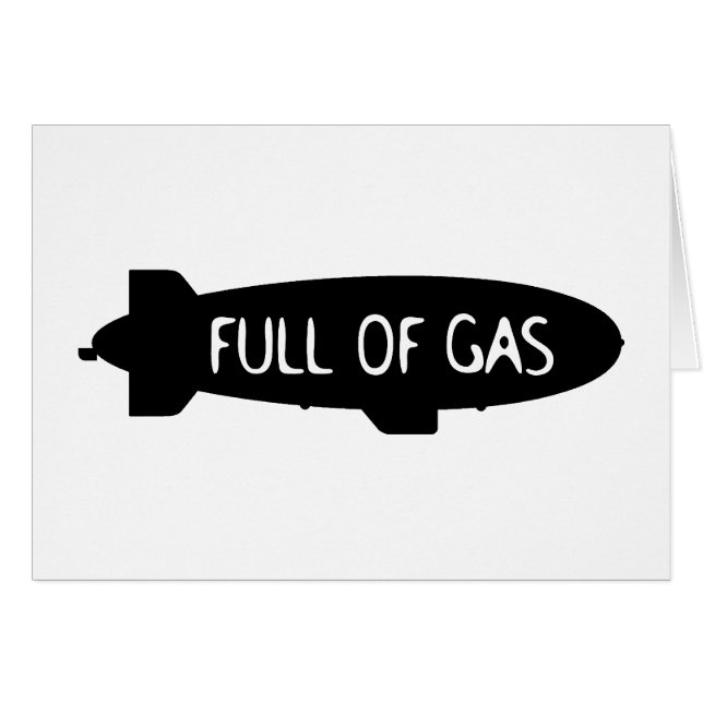 Full Of Gas - Blimp (Front Horizontal)