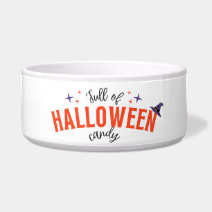 Full of Halloween Candy Ceramic Bowl
