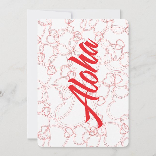 Full of Heart Aloha Postcard (Front)