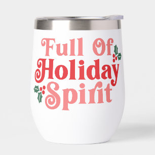 Full of Holiday Spirit - Festive Typography