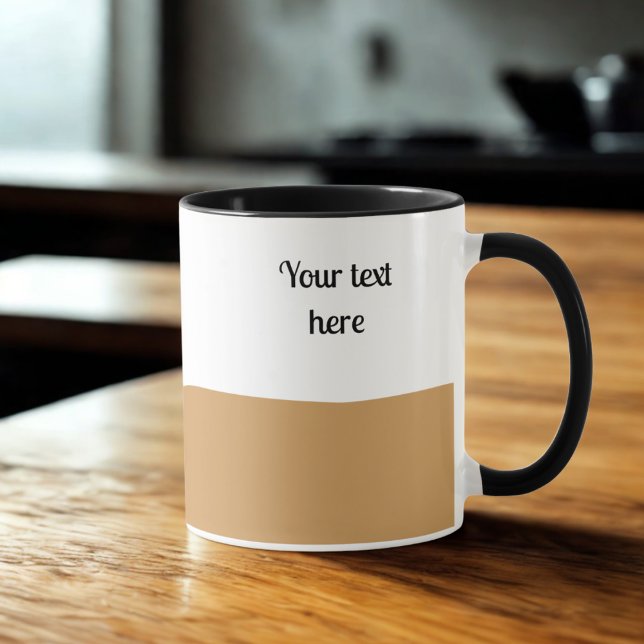 “Full of It” Mug light Roast Look - Add Your text (Creator Uploaded)