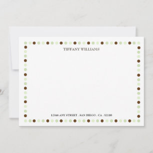 Full of Joy Green Note Card