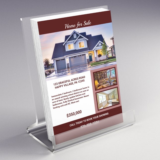 Full Page 2 Sided House For Sale Flyer with Photos (Creator Uploaded)