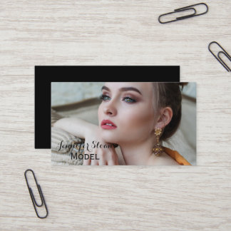 Full Photo Business Card | Model Designer Stylist