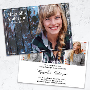 Full Photo Graduation Announcement
