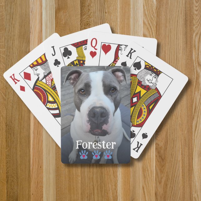 Full photo template pet memory playing cards (Creator Uploaded)