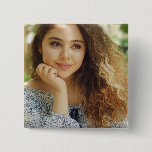 Full Photo Upload 15 Cm Square Badge