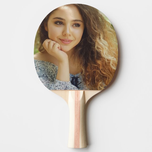 Full Photo Upload Ping Pong Paddle (Front)