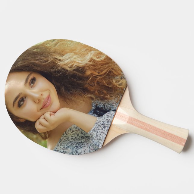 Full Photo Upload Ping Pong Paddle (Side)