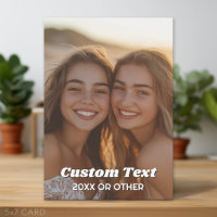 Full Photo - Vertical Custom Text