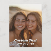 Full Photo - Vertical Custom Text