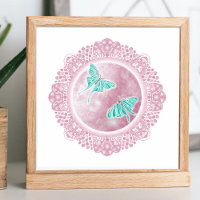 Full Pink Moon | April Moon Illustration