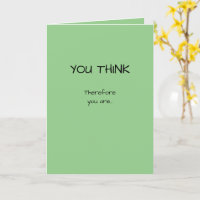 Full Professor Congratulations You Think Therefore