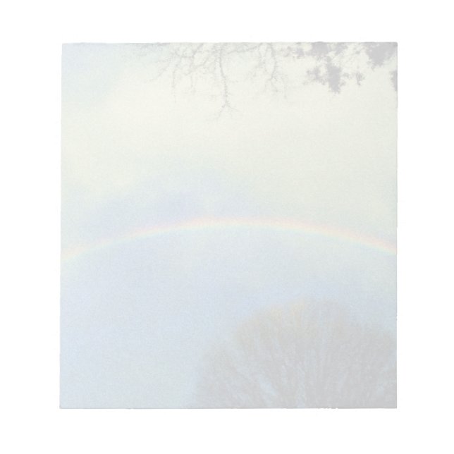Full rainbow in Seurat style Notepad (Front)