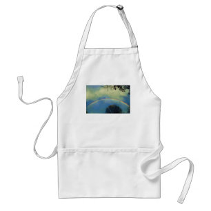 Full rainbow in Seurat style Standard Apron