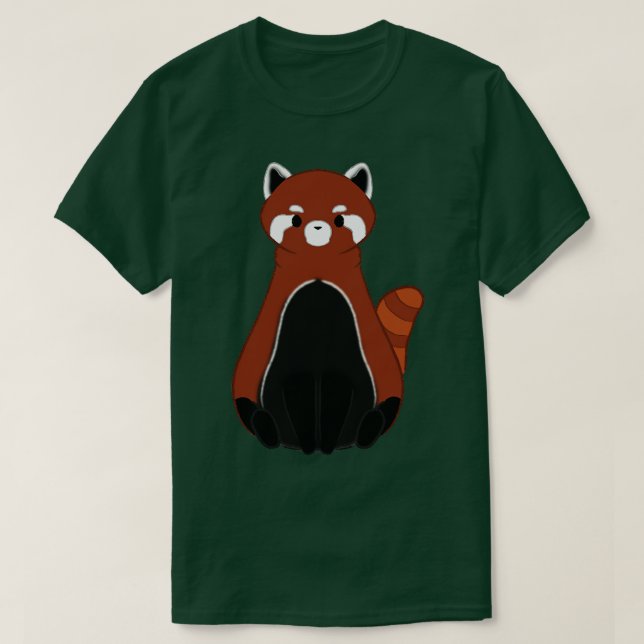 Full red panda T-Shirt (Design Front)