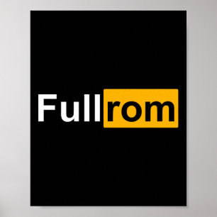 Full Rom Fitness Bodybuilding Gym Full Rom Poster