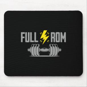 Full Rom Fitness Bodybuilding Gym Mouse Pad