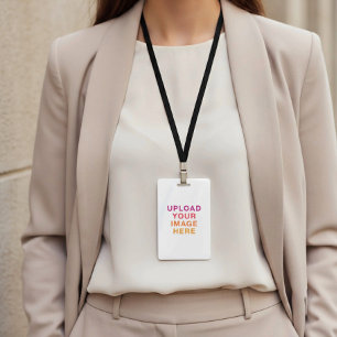 Full Size Image Blank ID Badge